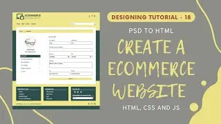 Account Page || Create an Ecommerce Website using HTML CSS and JS