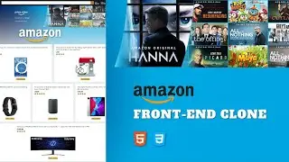 How to Create a Website Using HTML5 and CSS3 | AMAZON HTML5 CLONE