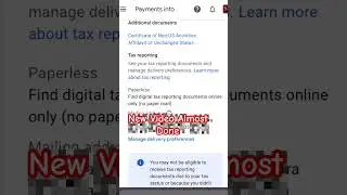 How To Submit Tax Information From In Google Adsense For YouTube #reels #shorts