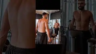 Гусейн Гасанов в спортзале