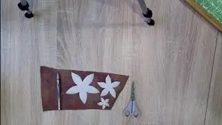М К Картина из кожи 
