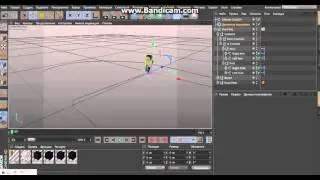 [Cinema 4d]Урок:Анимация Движения Стива.