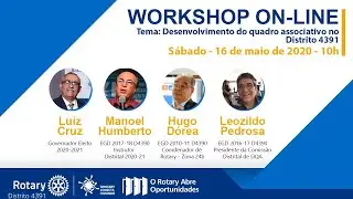 Workshop On-line - Tema: Desenvolvimento do quadro associativo no Distrito 4391