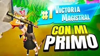 MI PRIMERA VICTORIA EN LA TEMPORADA 8 DE FORTNITE CON MI PRIMO!