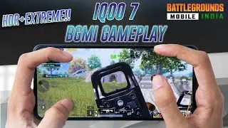 IQ007 BGMI TEST HDR+EXTREME 60 FPS CLAW + GYRO GAMEPLAY!! 🔥🔥🔥