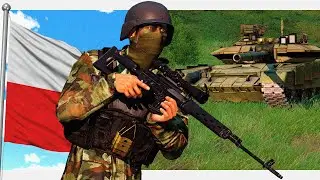 240 человек! Армия РФ атакует Польшу. Solid Games. Солидные Игры [Арма3/Arma3]
