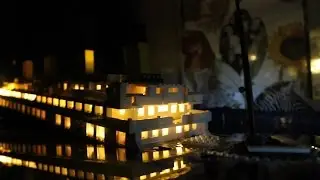 LEGO Titanic sinking