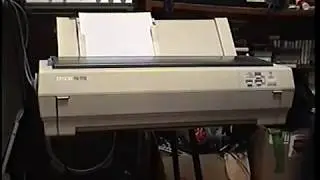 Матричный принтер EPSON FX-1170 (Тест печати)