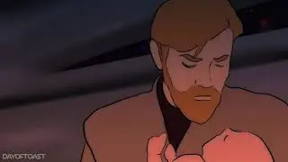 Take her to the moon for me? -Padme's Death Fanmade Star wars Rotoscope Animation-