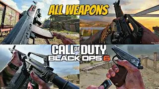 CoD: Black Ops 6 - All Weapon Inspections & Reload Animations Showcase 2024 (4K 60FPS)