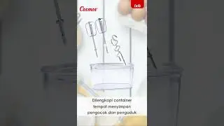 Cosmos Mixer dilengkapi kontainer penyimpan stik aksesorisnya lo 🥰❤️‍🔥