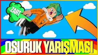 OSURUKLU YOUTUBERLAR UÇUYOR | FART RACE 💨 ROBLOX TÜRKÇE| HAN KRAL EKİP
