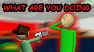 Baldi but YOU HAVE A GUN!!! (Baldi V1.4.3 Mod)