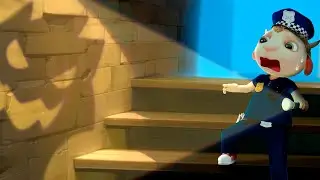 Scary Night in the Old Museum & Little Cop Run Away | Funny Animation for Kids | Dolly and Friends