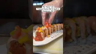 Salsa sushi roll from Kaizen Fusion Roll & Sushi!