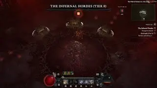 Just another Whirlwind clearing Infernal Hordes T8 (Diablo 4 season 5)