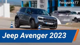 Jeep Avenger 2023 - Maniobra de esquiva (moose test) y eslalon | km77.com