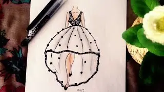 Black & White  Dress