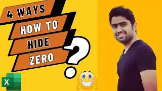 4 Ways to Hide Zero in Excel ► Remove all Zero Values in Excel