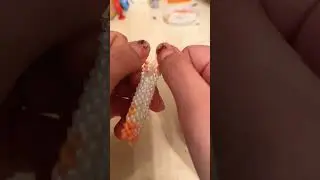 Лежачий кот из бисера 💖