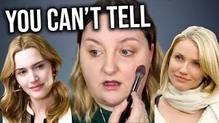 TRYING TO DO MY MAKEUP LIKE THE MOVIES... SO YOU CAN'T SEE IT