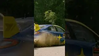 An action packed race at the Ojibwe Forests Rally 2024