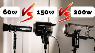 Which Video Light Do You Need? | 60w vs 150w vs 200w Light Comparison
