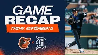 Game Highlights: Hurter Deals 5.2 No-Hit Innings, Tigers Shut Out Orioles | 9/13/2024