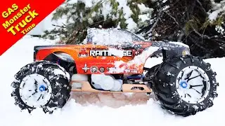 It snowed again. Time for the Gas Monster Truck!  Redcat Rampage MT V3
