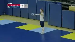 Volleyball Highlights: Marquette 3, St. John's 0 (Nov. 3, 2024)
