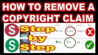 How we remove the copyright claim & how to file a dispute.  Our copyright was released 2022