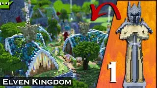 Let's Build an Elven City in Minecraft - E1 of 2:The Wood Elves