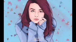 Photoshop Tutorial - Vector Vexel Art  - Time Lapse