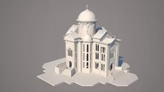 Church Design by using 3ds Max