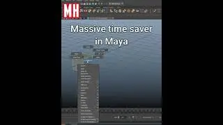 Massive time saver in Maya ( PRO Tip ) #shorts