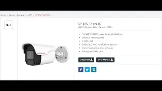 CP-ENC-T41PL3C & CP-ENC-D41PL3C CPPLUS IP Camera Initialization and Password reset process.