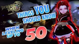 【Dragon Nest Classic】Things you should know when leveling to lvl50