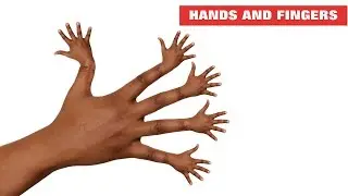 HANDS AND FINGERS - SIMPLE PHOTOSHOP MANIPULATION