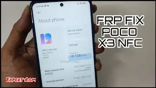 Xiaomi Poco X3 NFC FRP/Google Account Unlock Bypass Without Pc Poco X3 Google Account Remove