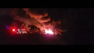 Car Fire in Slab City