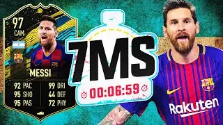 THE BEST CARD EVER!! 97 MOMENTS LIONEL MESSI! 7 MINUTE SQUAD BUILDER - FIFA 20 ULTIMATE TEAM