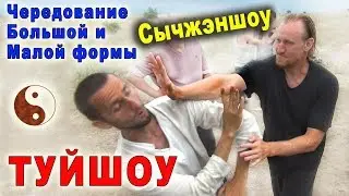 Тайцзи-туйшоу. Чередование Большой и Малой формы Сычжэншоу. Тайцзи Ветер-Гром