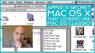 A MacOS X that looked like Classic Mac? It was real! How to install and what it looked like 
