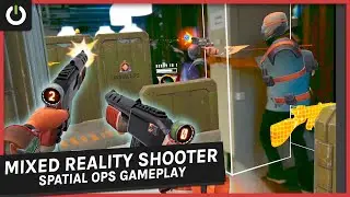 Spatial Ops Mixed Reality FPS Gameplay – Full Team Deathmatch Round on Quest Pro