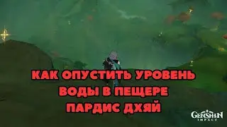 Guide how to lower the water level in Pardis Dhyai