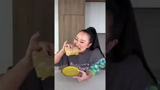 Eating honeycomb