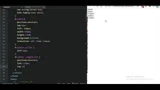 Sidebar Menu using HTML & CSS | Dashboard Sidebar Menu | Side navigation bar using html css.