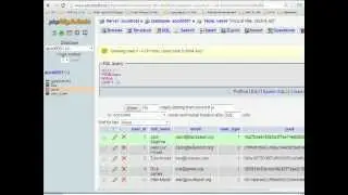 PhpMyAdmin SQL Tab