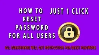 How to reset password for all users in WordPress । Sent Notification all users for reset password