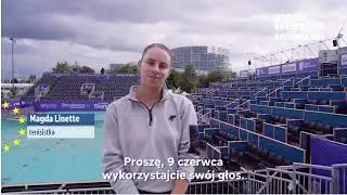 Magda Linette - wybory europejskie 2024